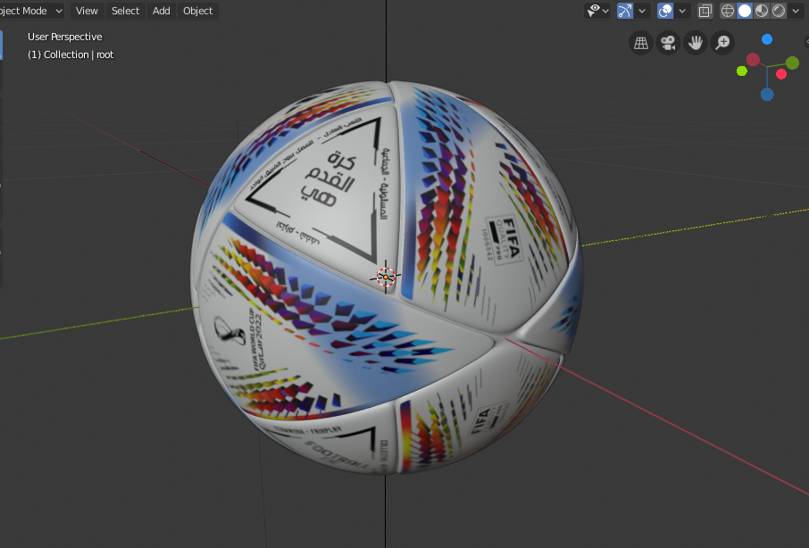 Fifa World Cup Adidas Al Rihla D Model With K Texture And D